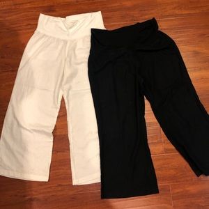 WIDE LEGGED LINEN PANTS